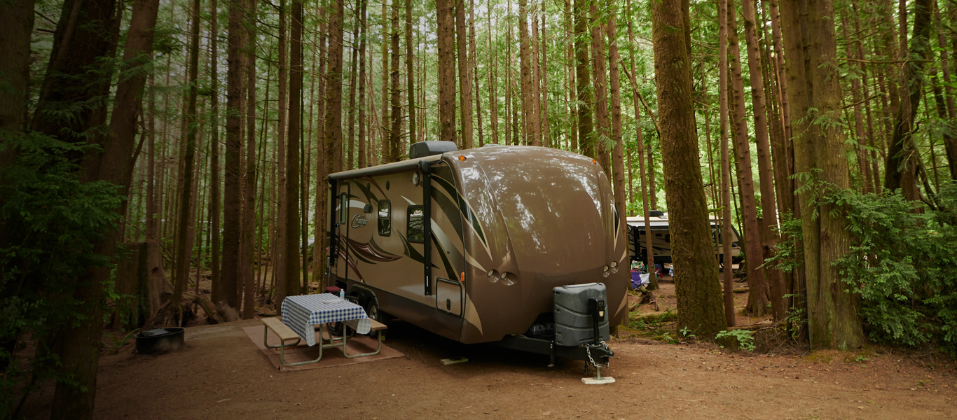 Camping Pass Offer Background