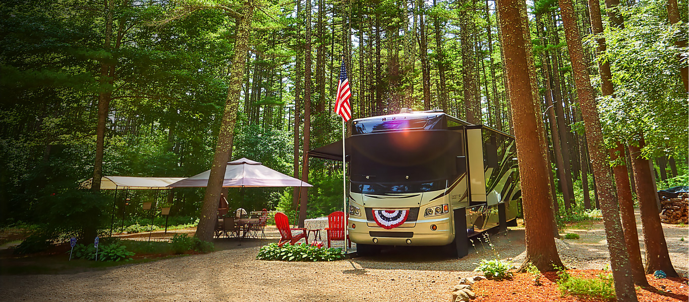 Camping Pass Offer Background