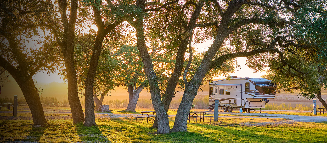 Camping Pass Offer Background