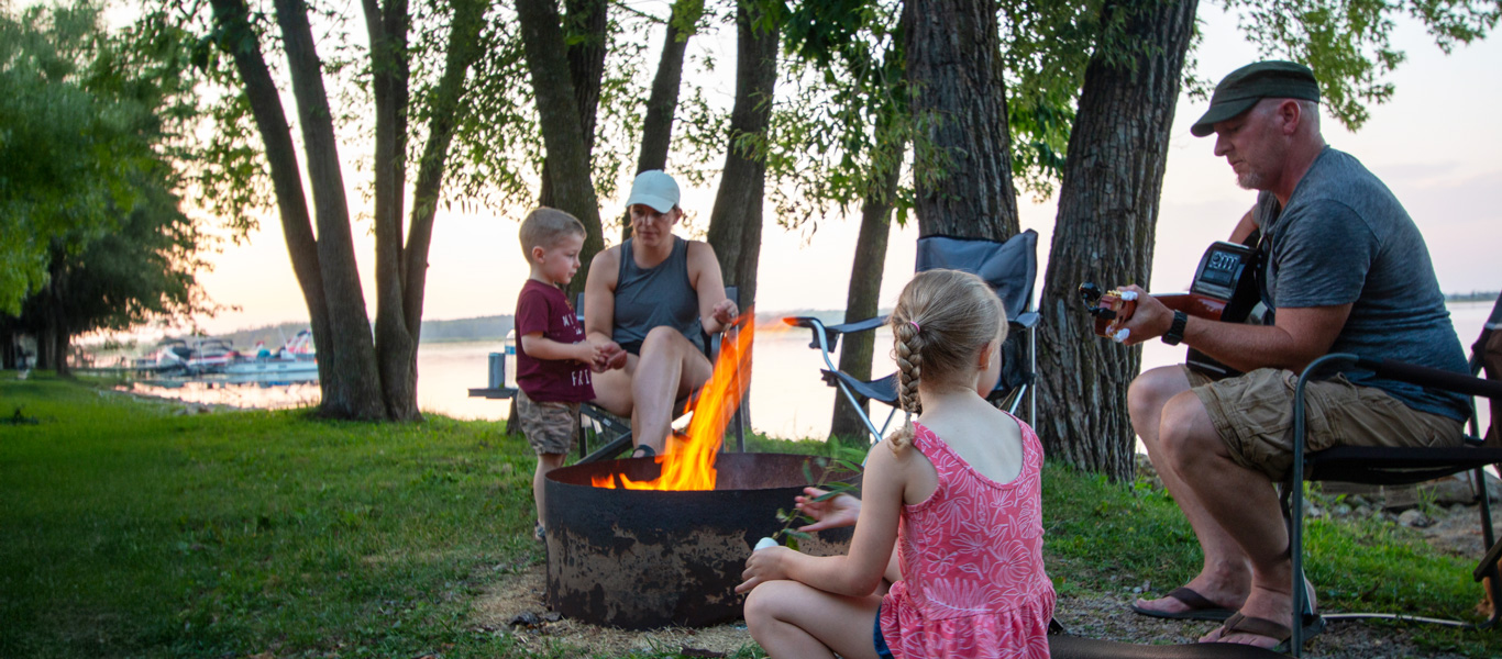 Camping Pass Offer Background