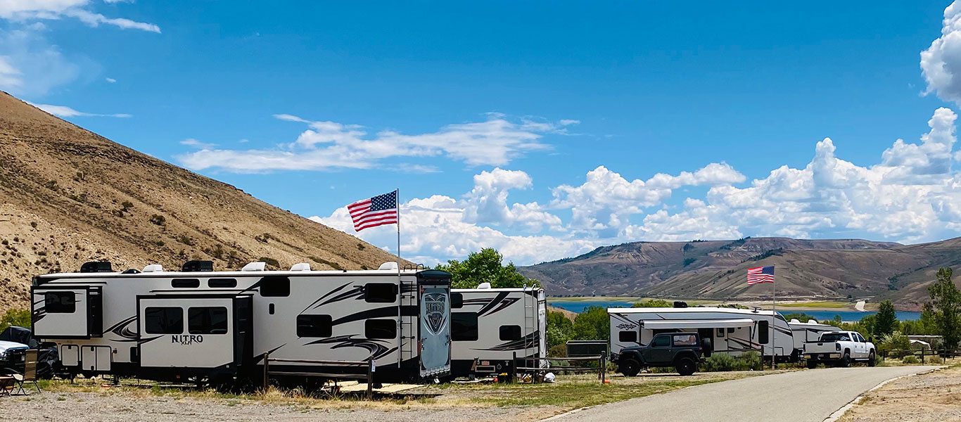 Camping Pass Offer Background
