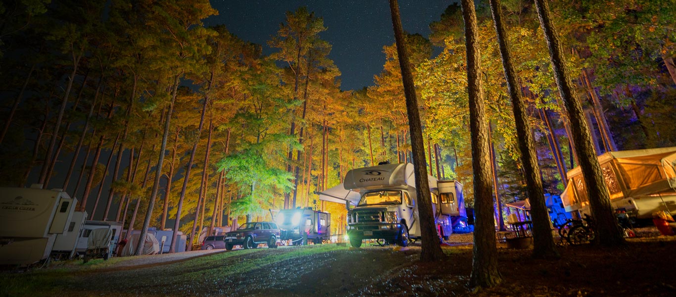 Camping Pass Offer Background